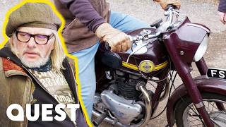 Vintage Ariel Hunt Master Motorcycle Hits the Road After 60 Years | Shed & Buried