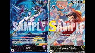 [Op15 One Piece Card Game] Purple Enel Vs Yellow Luffy