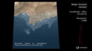 Tsunami Iquique - Chile - Plano inundación, Infografia y Prevención Wealth