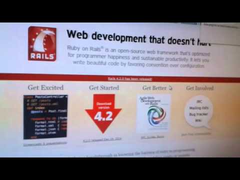 Tutorial guia de instalacion Ruby on Rails y "Hola Mundo" (Ruby)