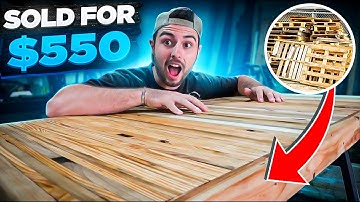 Turning a Free Pallet into a $550 Table
