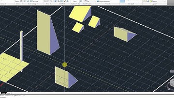 Autocad 3D modeling Part 7 -  Wedge