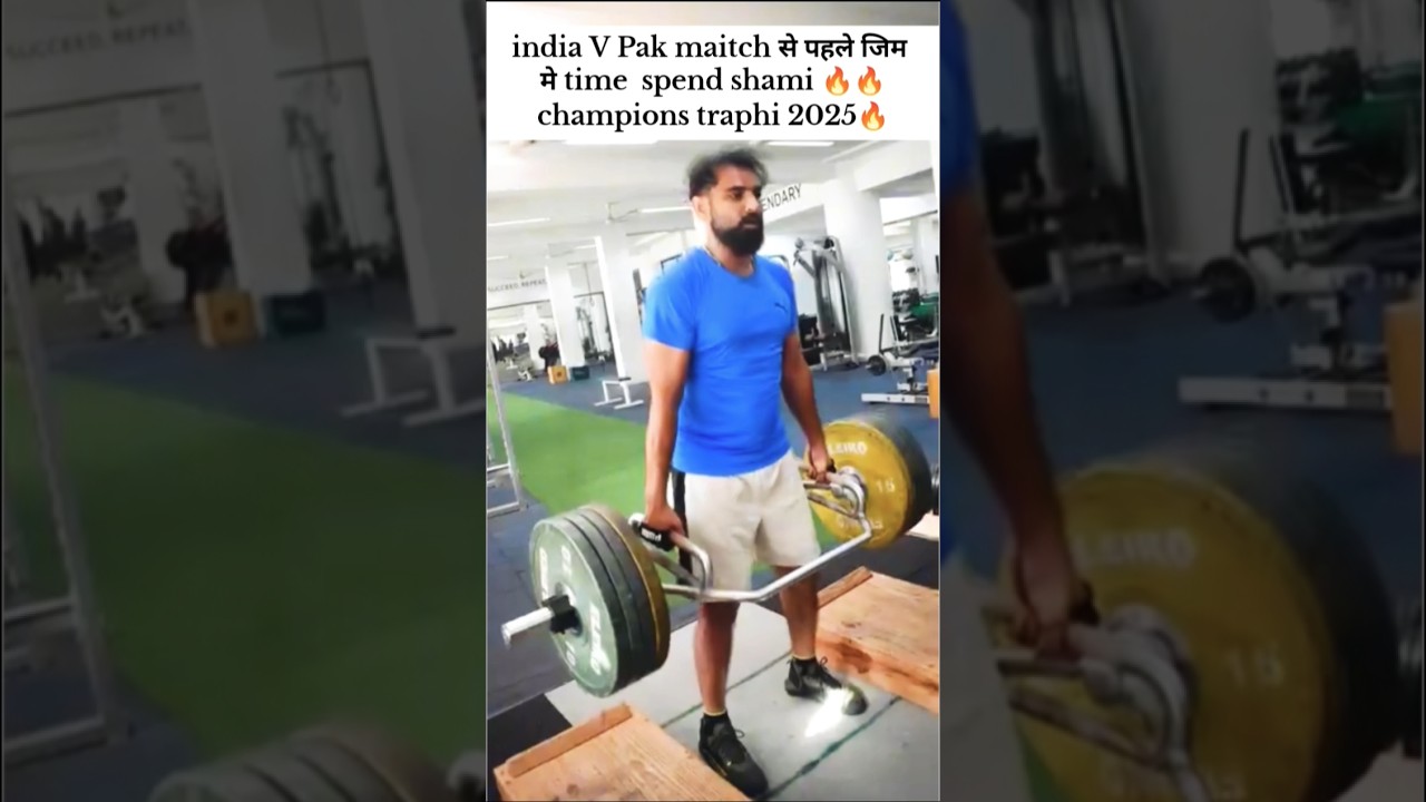 जिम मे टाइम विताते मो शमी 🔥