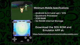 Pokemon Ultra Sun and Moon Running in Android with Specs and Download Link