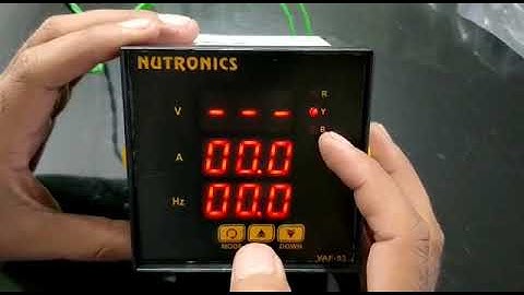 Nutronics Volt Ampere Frequency meter ( VAF-53)