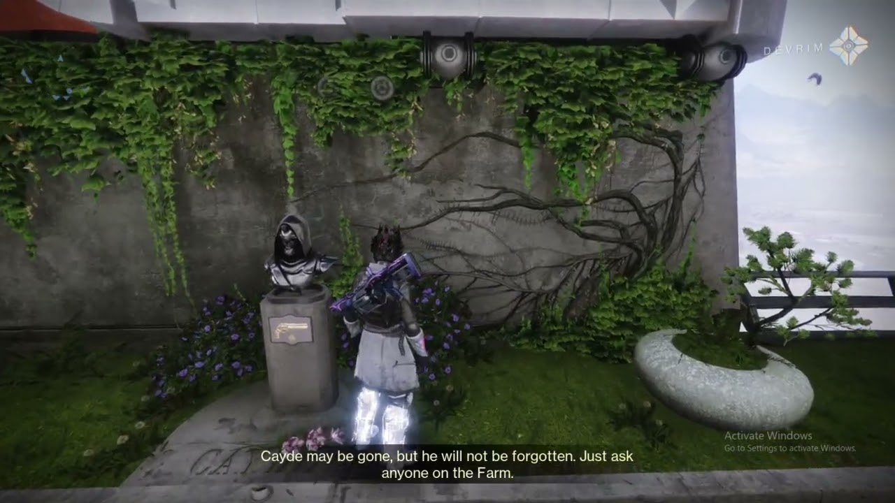 Cayde 6's Tower Memorial  (All Voice Lines)