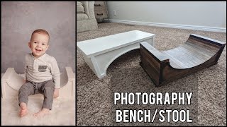 Woodworking DIY: Building an Arched Stool Photography Prop for Toddler Sessions