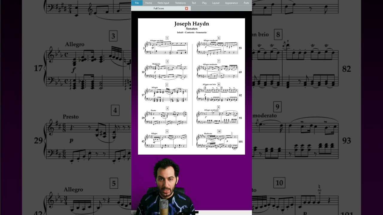 How to Prepare Musical Index (Incipit) Page in Sibelius 