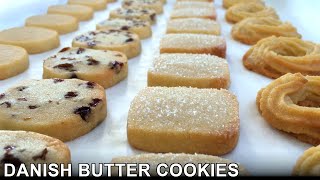 Melt In Your Mouth Butter Cookies | Danish Butter Cookies Recipe | 쉬운 베이킹