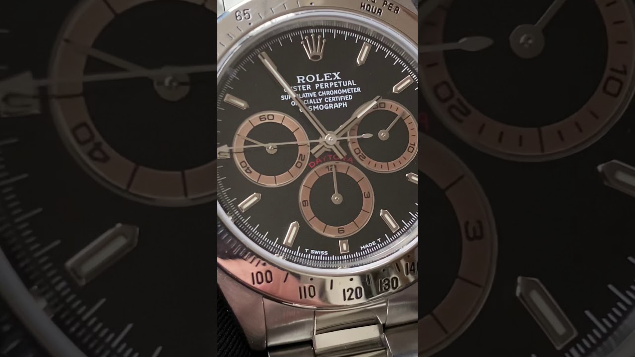 timeXchange ROLEX Daytona Patrizzi full set ref.16520 T9 serial - YouTube