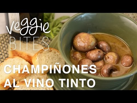 Video: Champiñones Al Vino Tinto