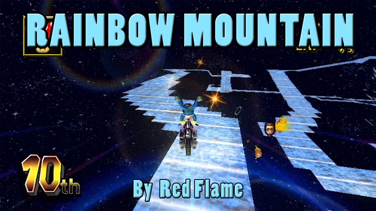 Rainbow Mountain (RC1) - Classic Mario Kart Wii Custom Track by Red Flame