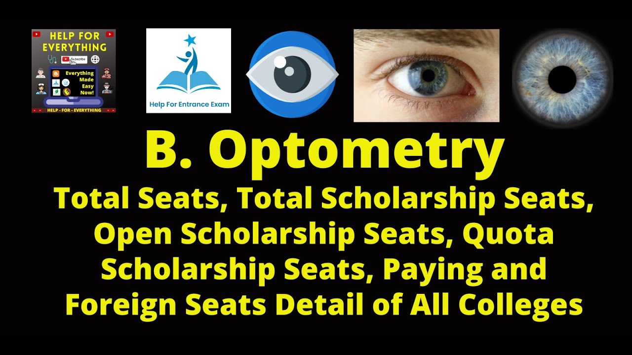 B. Optometry Nepal All Colleges Total Seats, Scholarship Seat, Quota