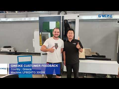 Case khách hàng GWEIKE LF6024TG 3kW Tube Cutting tại Hy Lạp - video khách hàng GWEIKE