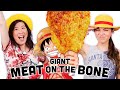 Making giant meat on the bone  one piece