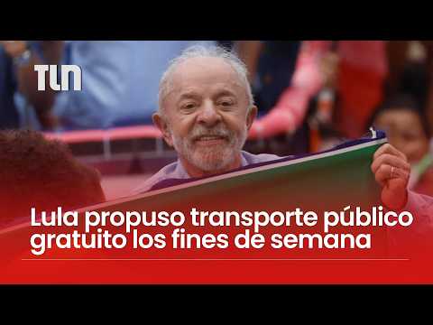 Brazil: Lula proposes free public transport on weekends