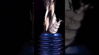 Aluminum Bolt Drilling | Close Up