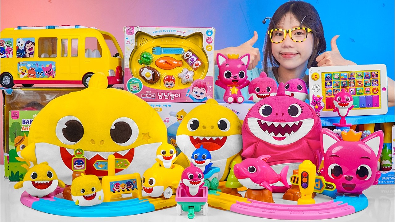 115 Minutes BABY SHARK Collection Unboxing - Satisfying Unboxing