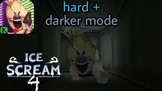 ICE SCREAM 4 - Hard mode + darker mode in 9 minutes (iOS,Android) screenshot 5
