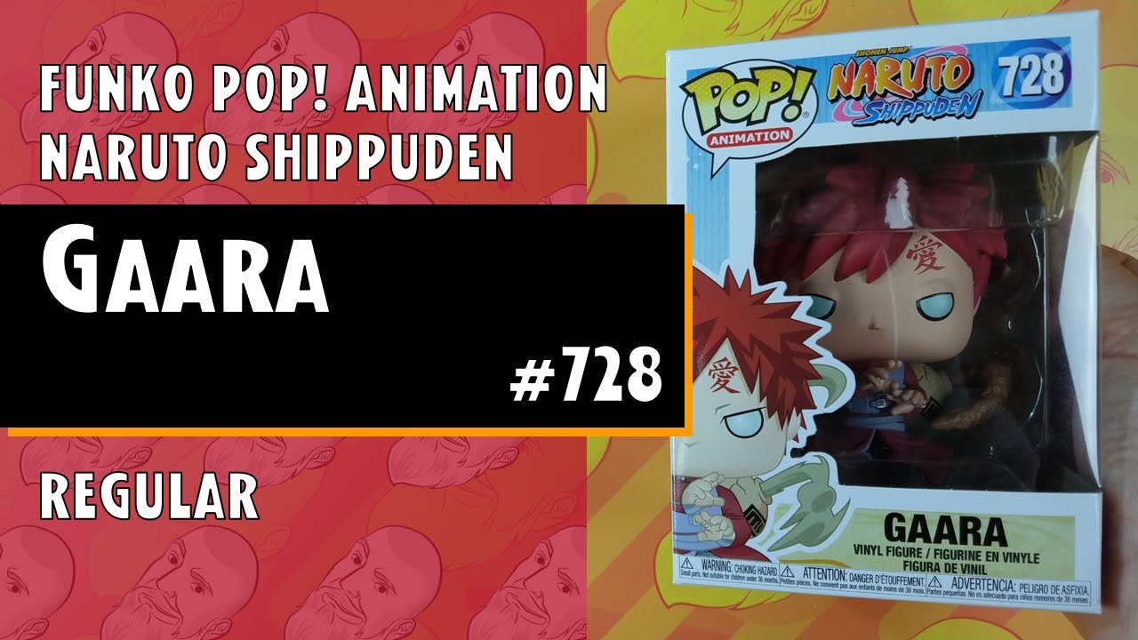 Funko Pop Animation - Naruto Shippuden Gaara 728 (Novo) - Arena