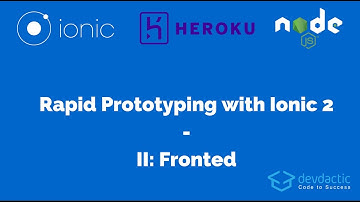 Rapid Prototyping with Ionic 2 and Node.js - Frontend