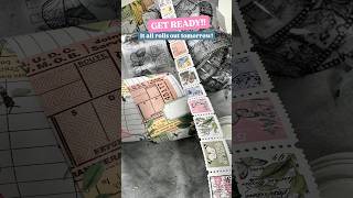 Ephemera and PET rolls for journaling and card making