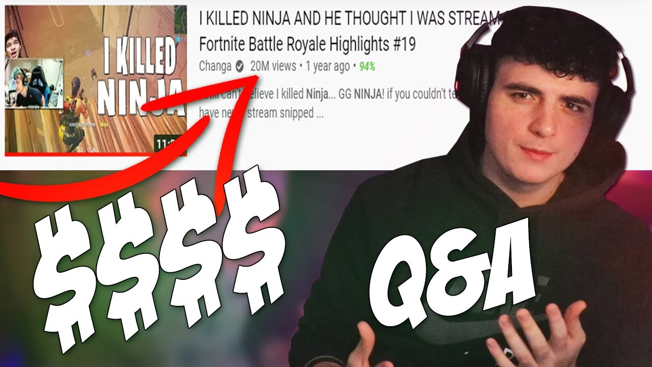 How Much Money Did I Make Killing Ninja YouTube