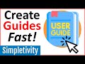Creating Professional Guides with Scribe