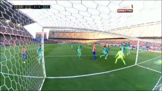 Diego Godin Head Goal Atletico Madrid 1-1 Barcelona Primera Division 2017