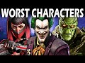 The Worst Characters in Every NetherRealm Game!