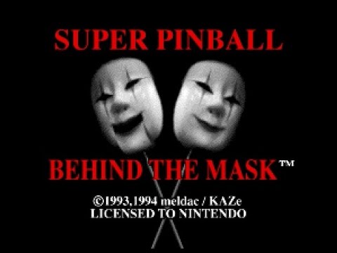 Super Pinball: Behind the mask for SNES Walkthrough