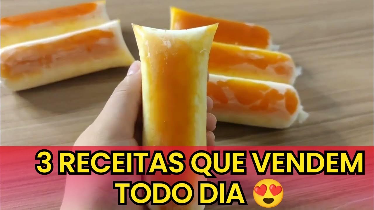 🔥 TOP 3 RECEITAS DE GELADINHO GOURMET CAMPEÃ DE VENDAS 🤑 RENDA EXTRA GARANTIDA 😍