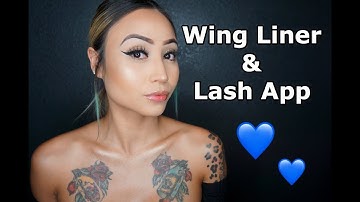 Wing Liner and Lash Application Tutorial