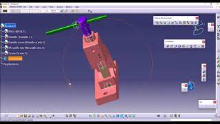 Pipe Vice assembly in CATIA