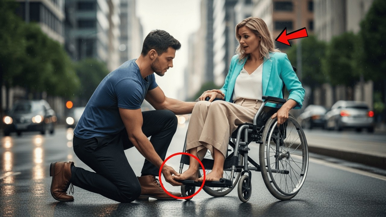 Он починил ее инвалидное кресло, даже не подозревая, что она его новая начальница!