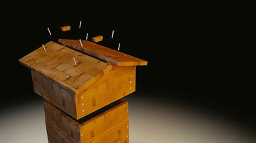 Improved beehive construction animation (errors)