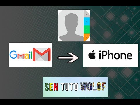 Vidéo: Comment Transférer Des Contacts Sur IPhone