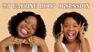 Vlogmas Day 7 || MY HOOP EARRINGS COLLECTION / OBSESSION!!! || South African Youtuber