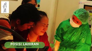 Perjuangan Lahiran | Persalinan Normal dengan beberapa posisi Meneran | An emotional Giving Birth