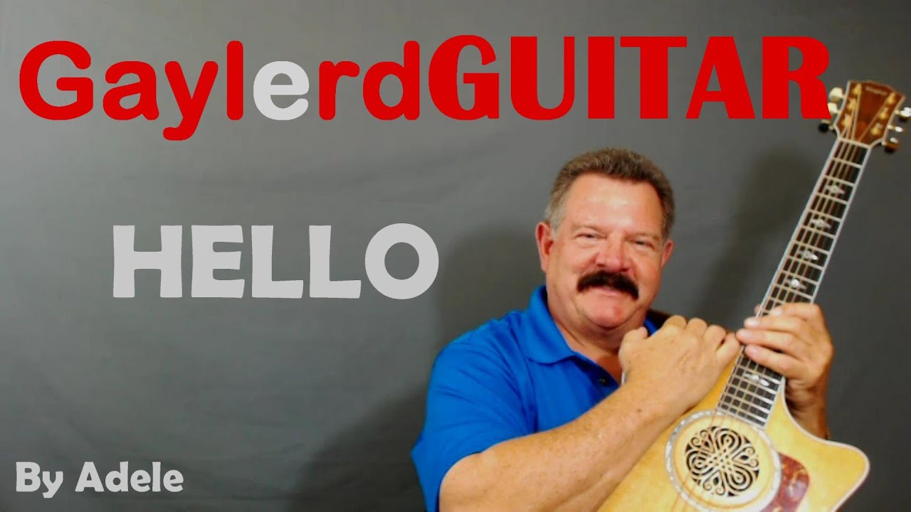 HELLO - Adele Easy Guitar Lesson // Easy Chords