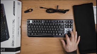 VIGOR GK50 LOW PROFILE TKL - Unboxing, Strikingly Sleek For Gaming | Gaming Gear | MSI