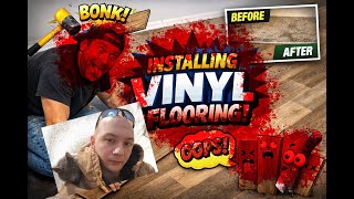 I Tried Installing Vinyl Flooring… Alone