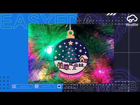 Shake it. Light it. Make it sing! An EasyEDA-Designed Interactive ESP32 Christmas Globe 🎄✨
