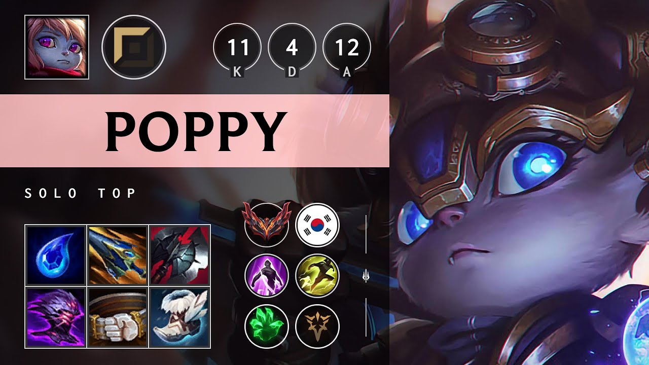 Poppy Top vs Kennen - KR Grandmaster Patch 25.17