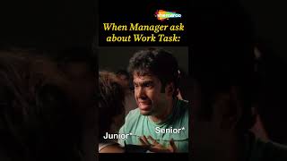 When Manager ask about work task | Dhol Comedy | Rajpal Yadav Comedy | #shorts