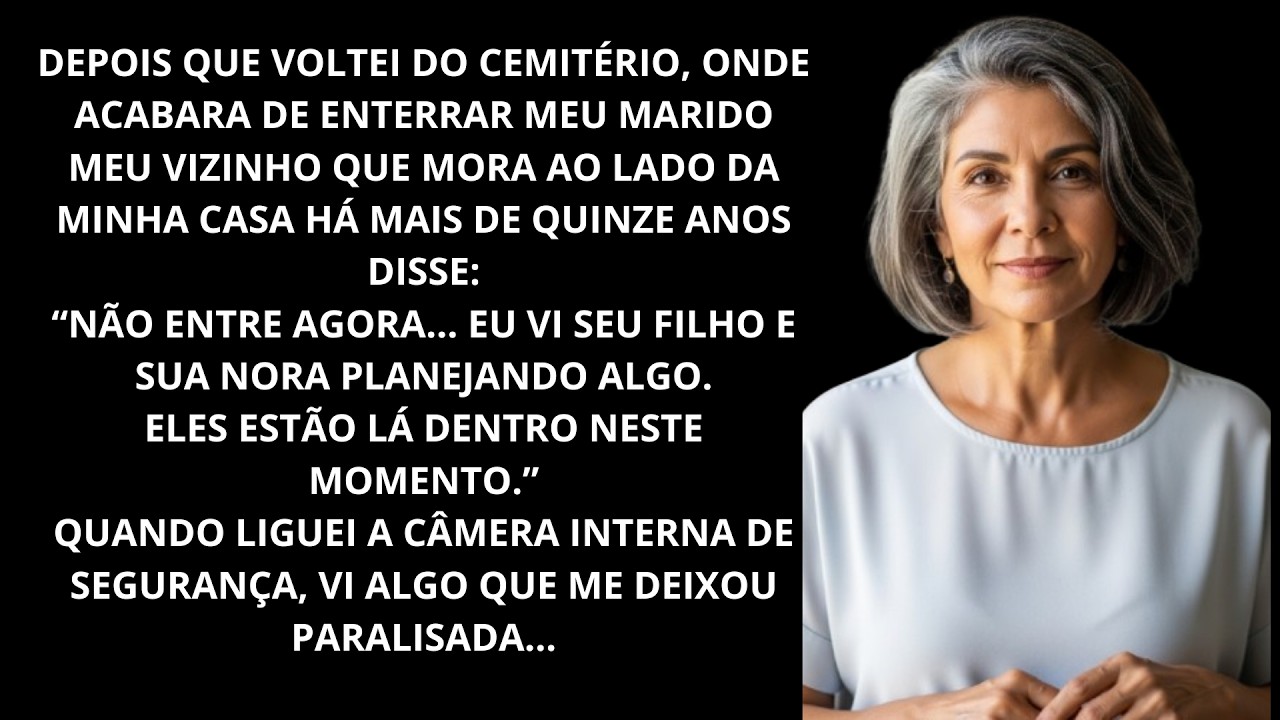 DEPOIS QUE VOLTEI DO TÚMULO DO MEU MARIDO, MEU VIZINHO ME PAROU: 