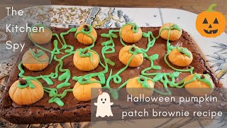 HALLOWEEN PUMPKIN PATCH CHOCOLATE BROWNIE RECIPE | BAKE WITH ME | GLUTEN FREE | FUN BAKING