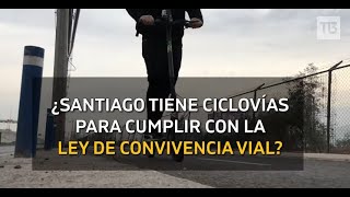 Cómo es andar por las ciclovías de Santiago en scooter eléctrico