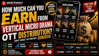 💰 How Much Can You Earn from Vertical Micro Drama OTT Distribution | Revenue Guide 2026 🚀📺