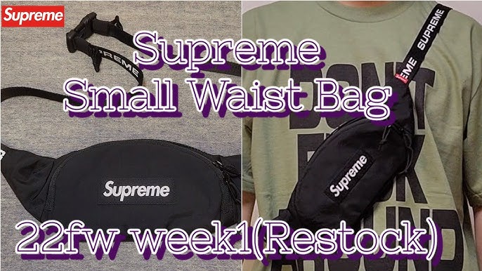 Supreme Small Waist Bag Black (FW22) 